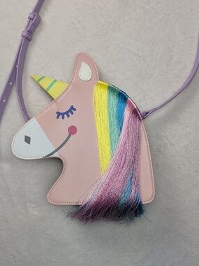 Stella McCartney Kids Unicorn Faux Leather Crossbody Bag